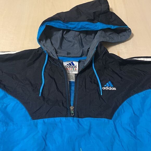 ‎Y2K Adidas running Light Windbreaker Jacker Large - Picture 2 of 6